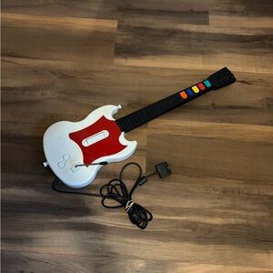 Wireless Guitar Controller for PS2 - Red and White